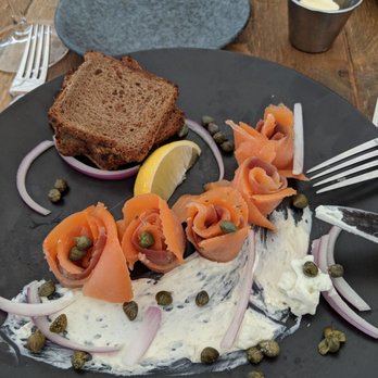 Riverview Restaurant & Bar - Smoked salmon platter. - Bars Near Me - Burlington, New Jersey Riverview Restaurant & Bar - Smoked salmon platter. - Bars Near Me - Burlington, New Jersey