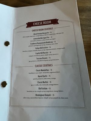 Menu photo 5 Cheese Room Seattle Seattle, WA
