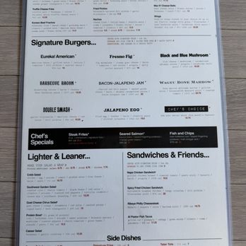 Eureka! - Menu - American Near Me - San Diego, California Eureka! - Menu - American Near Me - San Diego, California