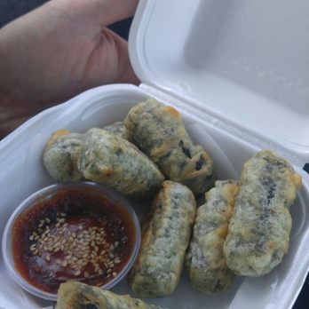 Red Bean Waffle House - Deep Fried Seaweed Wrapped Mung Bean Noodles - Desserts Near Me - Thornhill, Ontario Red Bean Waffle House - Deep Fried Seaweed Wrapped Mung Bean Noodles - Desserts Near Me - Thornhill, Ontario