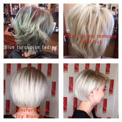 Salon Encolor - Color correction done by hairstylist, MAI