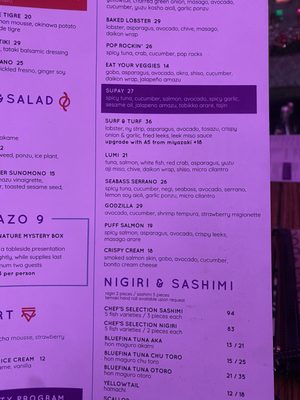 Menu photo 8 Lumi San Diego, CA