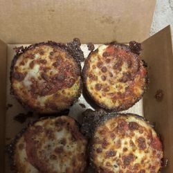 Pepperoni cheese puffs.