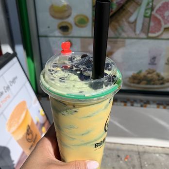 Boba Binge - Matcha tornado - They forgot my boba but added it on top and it was still delicious! - Coffee & Tea Near Me - Oakland, California Boba Binge - Matcha tornado - They forgot my boba but added it on top and it was still delicious! - Coffee & Tea Near Me - Oakland, California