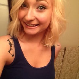 My hair after ladies cleaned me up!