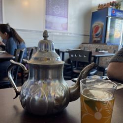 Fettoosh - Green tea with mint leaves