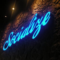 SOCIALIZE sign~