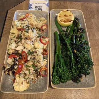 Pacific Catch - Turmeric-Tahini Cauliflower & Miso-butter Broccolini - Seafood Near Me - Walnut Creek, California