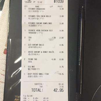 Dim Sum King - We got charged full price on the last 2 items - Dim Sum Near Me - Daly City, California