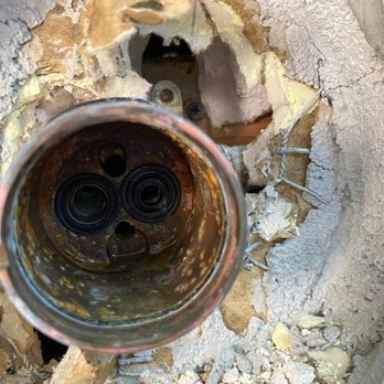 Simon's Plumbing - Before. Corrosion present. - Plumbing Near Me - Phoenix, Arizona