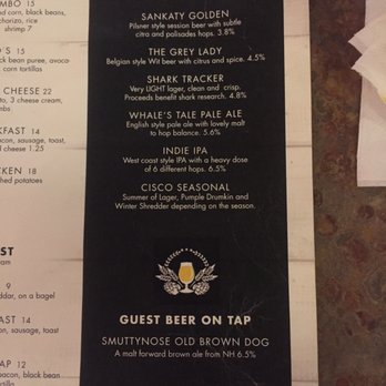 Cisco Brew Pub - The Grey Lady is delicious. - American Near Me - Boston, Massachusetts