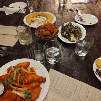 Forbidden Root - Some apps, wings bbq chips, shushitsu peppers and the cheese and Ritz crackers - Brewpubs Near Me - Columbus, Ohio Forbidden Root - Some apps, wings bbq chips, shushitsu peppers and the cheese and Ritz crackers - Brewpubs Near Me - Columbus, Ohio