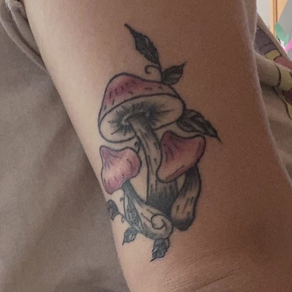 Newport Tattoo - black/red mushroom tattoo - Tattoo Near Me - Costa Mesa, California Newport Tattoo - black/red mushroom tattoo - Tattoo Near Me - Costa Mesa, California