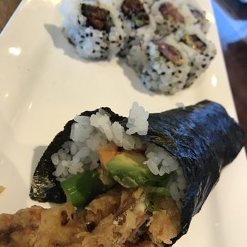 Morimoto Napa - Soft Shell Crab Roll, Salmon Skin Roll, Spicy Tuna Roll. - Japanese Near Me - Napa, California
