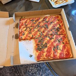 Stella Pizza & Restaurant - Delivery guy ate food