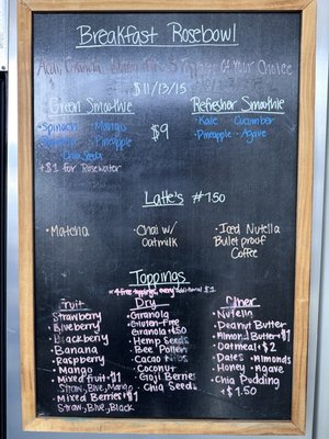 Menu photo 2 Acai bar  Pasadena, CA