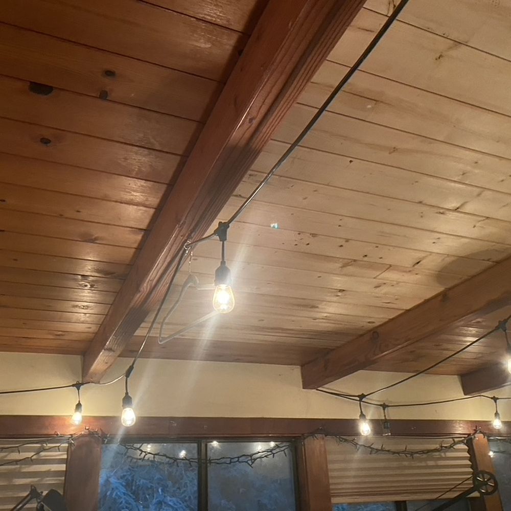 Daddario Roofing - the lighter wood is the new closed in skylight - Roofing Near Me - Capitola, California