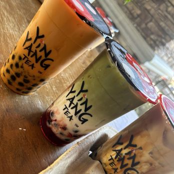 Yin Yang Tea - Thai tea, matcha strawberry tea and brown sugar milk tea - Bubble Tea Near Me - Chino, California Yin Yang Tea - Thai tea, matcha strawberry tea and brown sugar milk tea - Bubble Tea Near Me - Chino, California