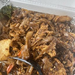 Pad See Ew with chicken, level 2 spicy Pad See Ew with chicken, level 2 spicy