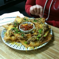The beautiful kalua nachos