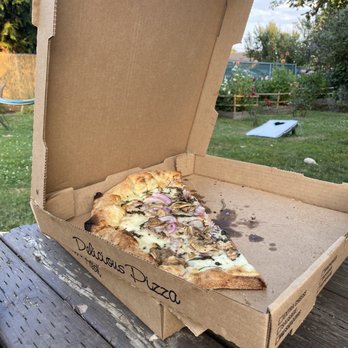 Cibo - Tartufo Pizza Bianca with mushrooms - Italian Near Me - Portland, Oregon