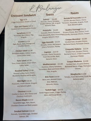 Menu photo 1 L’Boulanger Miami, FL