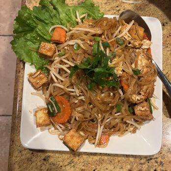 Thai Garden - Pad Thai with fried Tofu - Thai Near Me - Foothill Ranch, California