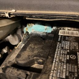 Battery Corrosion on Negative Post Battery Corrosion on Negative Post
