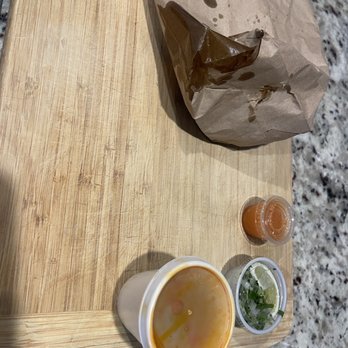 Tacos El Jarocho - Just a tad bit oily. To go orders should never end up this way - Tacos Near Me - Mableton, Georgia Tacos El Jarocho - Just a tad bit oily. To go orders should never end up this way - Tacos Near Me - Mableton, Georgia
