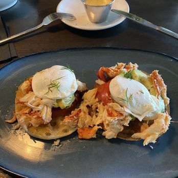 River & Post - Lobster Eggs Benedict sauce on side - Lounges Near Me - Jacksonville, Florida River & Post - Lobster Eggs Benedict sauce on side - Lounges Near Me - Jacksonville, Florida