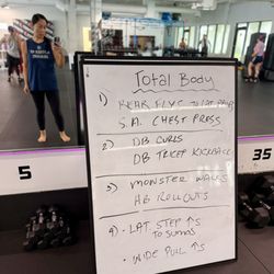 intensityx3 Fitness & Kickboxing Weston - Coach Elisa kicked our butts today with Total Body workout stations! Oh heck yeah!!!