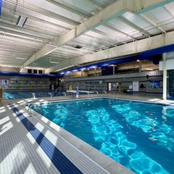 Sharks Swim Club - The facility includes a 13 foot diving well and a 1 meter diving board.