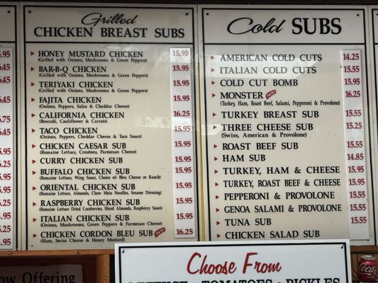 Menu photo 2 Hungry Bear Sub Shop Miami, FL Menu photo 2 Hungry Bear Sub Shop Miami, FL
