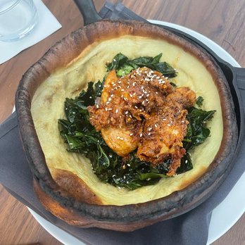 Saints + Council - Chicken Dutch baby - Breakfast & Brunch Near Me - Atlanta, Georgia Saints + Council - Chicken Dutch baby - Breakfast & Brunch Near Me - Atlanta, Georgia