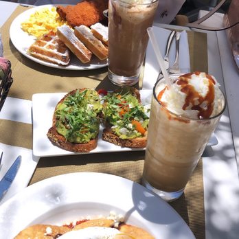 Barking Mad Cafe - Jalapeño cheddar chicken and waffles, avocado toast, huevos rancheros, caramel and mocha barkaccino - Coffee & Tea Near Me - Gaithersburg, Maryland