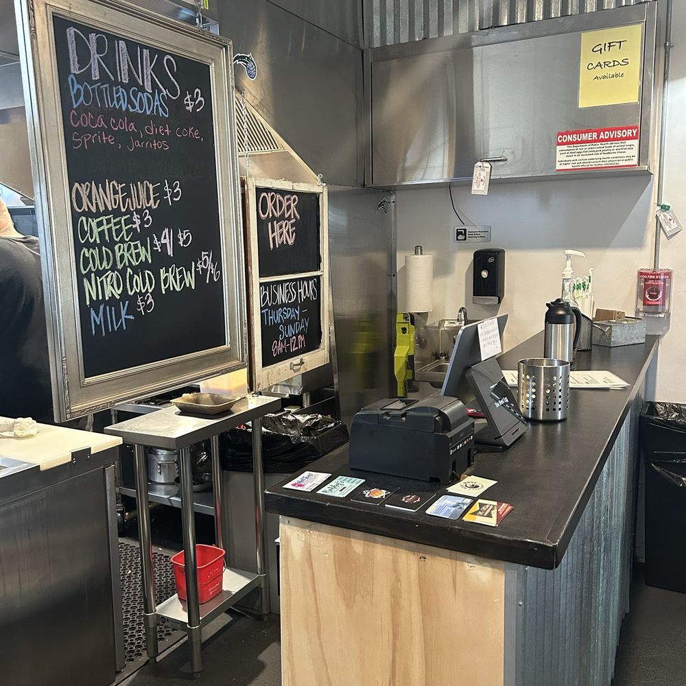 Front counter ordering area Front counter ordering area