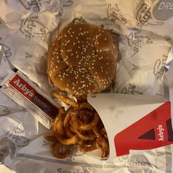 Arby's - Regular roast beef and Curly Fries (Medium)