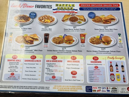 Menu photo 1 Waffle House Gulf Shores, AL