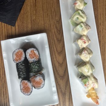 Fúdo - Salmon Roll and Bumblebee Roll (THE STAR OF OUR EVENING) - Asian Fusion Near Me - Chamblee, Georgia