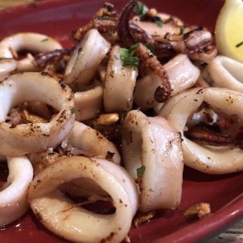 Sangria Tapas Restaurant - Grilled calamari - Tapas/Small Plates Near Me - Mahwah, New Jersey