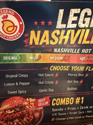 Menu photo 2 Legend Hot Chicken Restaurant Chino Hills, CA Menu photo 2 Legend Hot Chicken Restaurant Chino Hills, CA