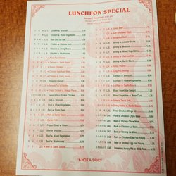 Panda House - Menu