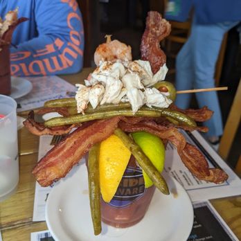 Crabcake Factory Bayside - Triple Threat Bloody Mary - Seafood Near Me - Selbyville, Delaware
