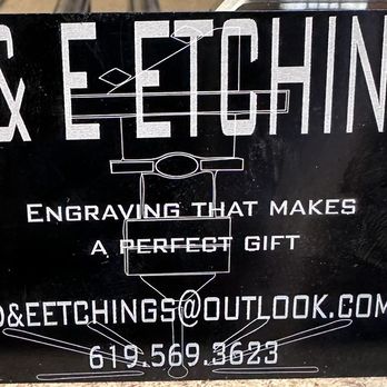 D & E Etchings - The name of my business. - Engraving Near Me - Murrieta, California D & E Etchings - The name of my business. - Engraving Near Me - Murrieta, California