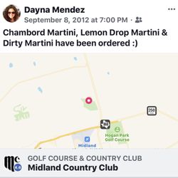 Midland Country Club - Todd - best bartender ever!!!!