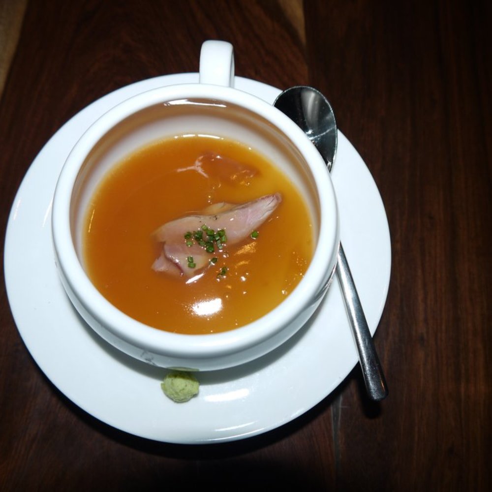 Morimoto Napa - Tasting Menu 4 of 7: Foie Gras Chawanmushi - Japanese Near Me - Napa, California