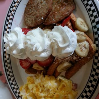 Johnny Angel's - Banana and Strawberry french toast...yum! - American Near Me - Jacksonville, Florida