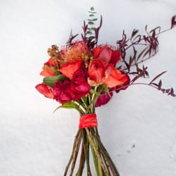 Pollen Floral Design - A beautiful, bright bouquet can bring joy to a cold, winter day.
