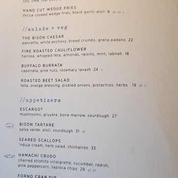 The Bison Restaurant - Canadian (New) Near Me - Banff, Alberta