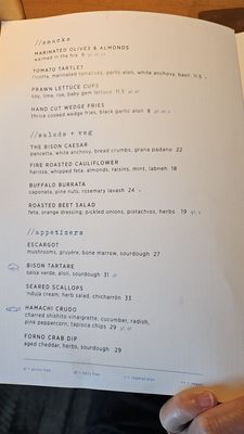 Menu photo 4 The Bison Restaurant Banff, AB Menu photo 4 The Bison Restaurant Banff, AB